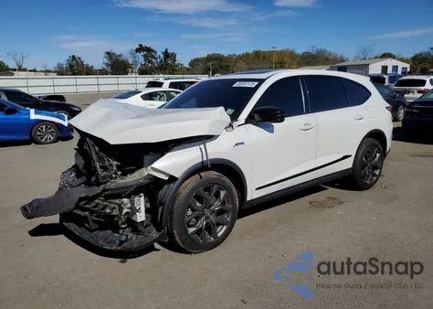 2022 Acura Mdx A-Spec z USA, uszkodzony, nr VIN 5J8YE1H05NL052052